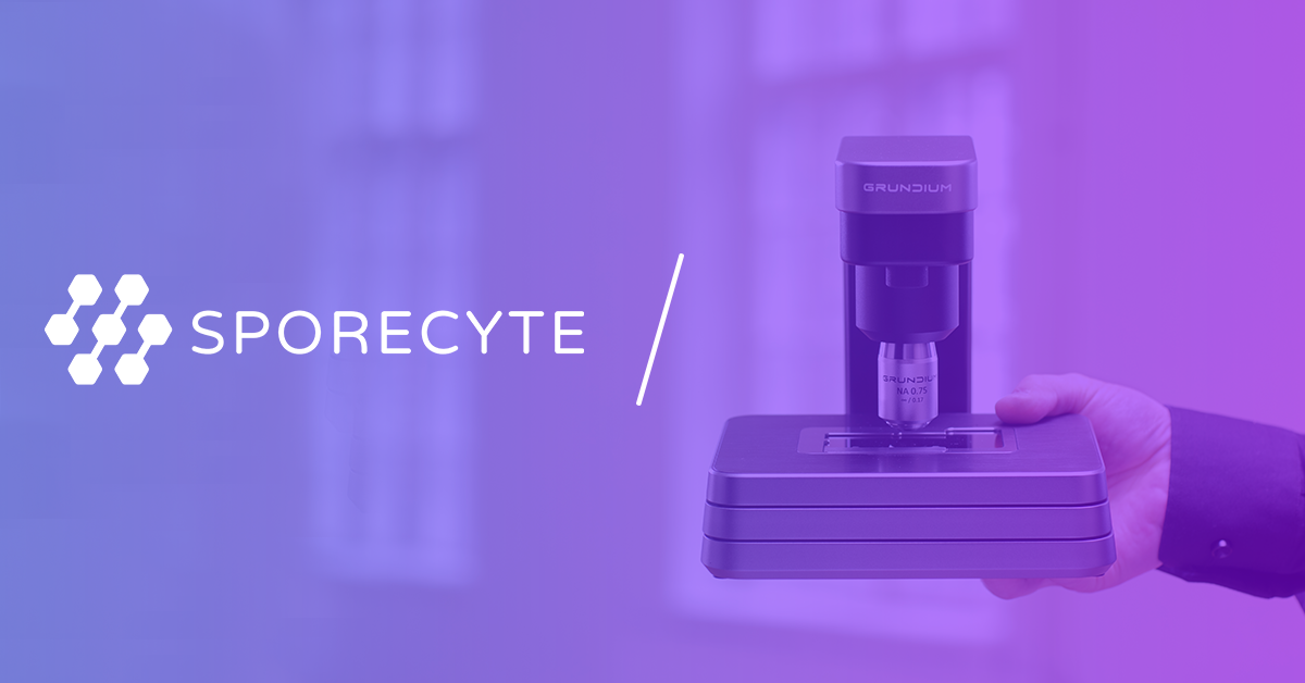 Sporecyte adds support for Grundium scanner enabling a new onsite and near real-time mold analysis service. 