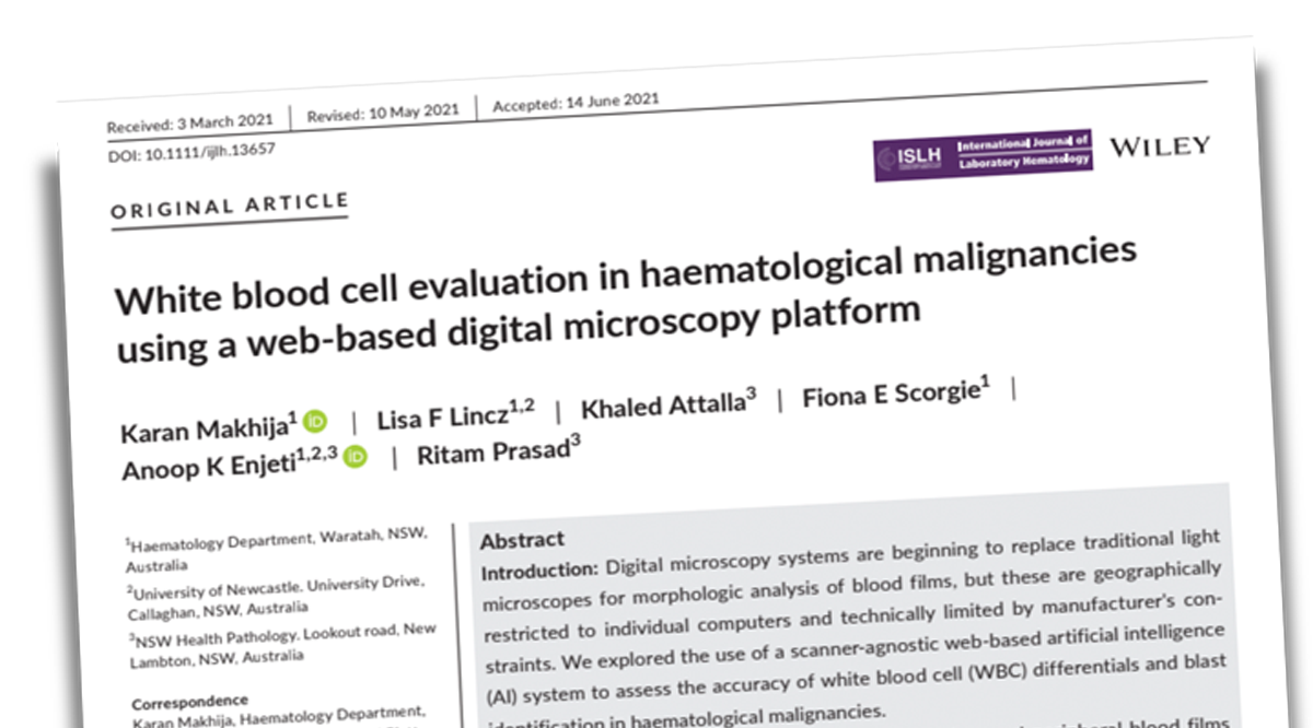 ISLH White blood cell article